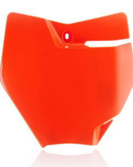 Front Number Plate - Orange