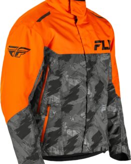 Fly Racing SNX Pro Snow Jacket Orange/Black 4X-Large Men's