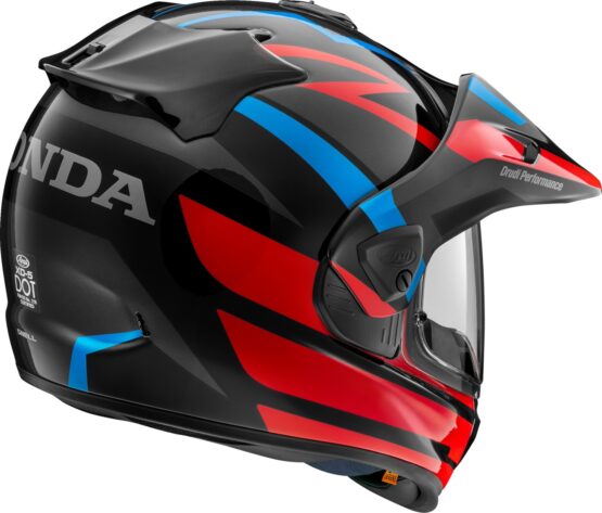 Arai XD-5 Africa Twin Helmet - Small, Red - Image 2