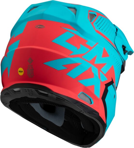GMAX MX-96 502 Helmet Matte Blue/Red Large Offroad - Image 2