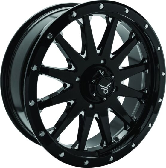 QuadBoss Wagon Wheel 20x7 4+3 4/156 Black/Milled - Image 3