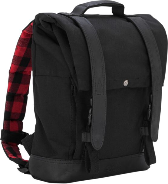 Burly Brand Voyager Roll Top Backpack - Black