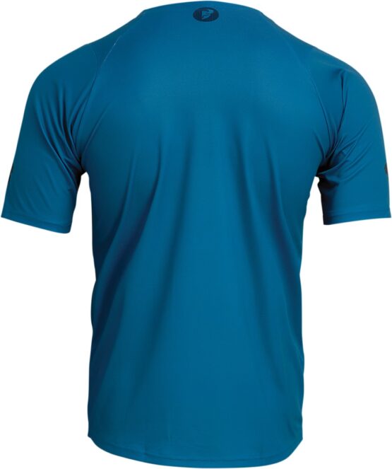 Thor Assist Caliber Short-Sleeve Jersey Teal Black Men's Large - Image 2