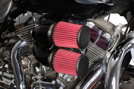 S&S Tuned Induction Air Cleaner Kit Black Fits 2008-2017 Models