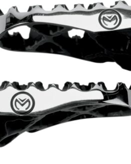 Black/Silver Hybrid Footpegs