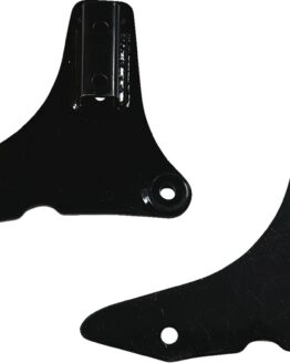 Drag Specialties Black Side Plates for Harley Touring Models Pair