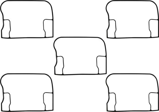 5 Pack Late Upper Rocker Cover Cork Gasket - Image 2