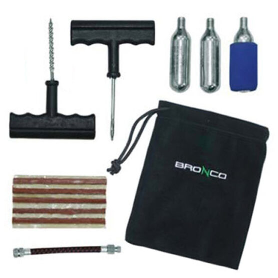 Bronco CO2 Tire Repair Kit with Bag