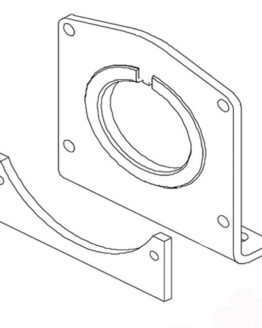 Bronco Drum Support Plate Kit For 2500lb 3000lb ATV Winches