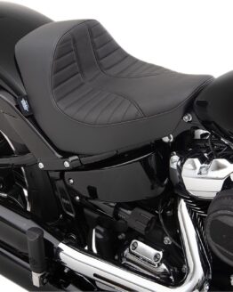 EZ Mount Scorpion Stitched Vinyl Solo Seat Black Low