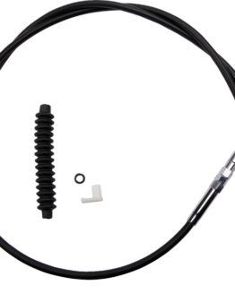 Drag Specialties Black Vinyl Clutch Cable +6in For Harley-Davidson