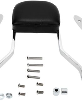 Chrome Short Square 14" Sissy Bar