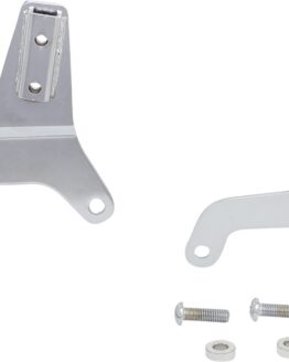 Drag Specialties Sissy Bar Side Plates Chrome For Harley Low Rider/Sport Glide