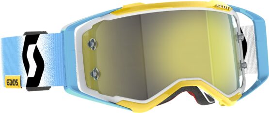 Scott Prospect 6 Days LE Goggle White/Blue Yellow Chrome Lens