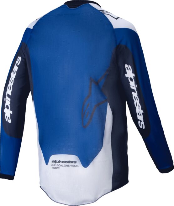 Alpinestars Pro-Dura Jersey Navy/Bright Blue/White XL - Image 4
