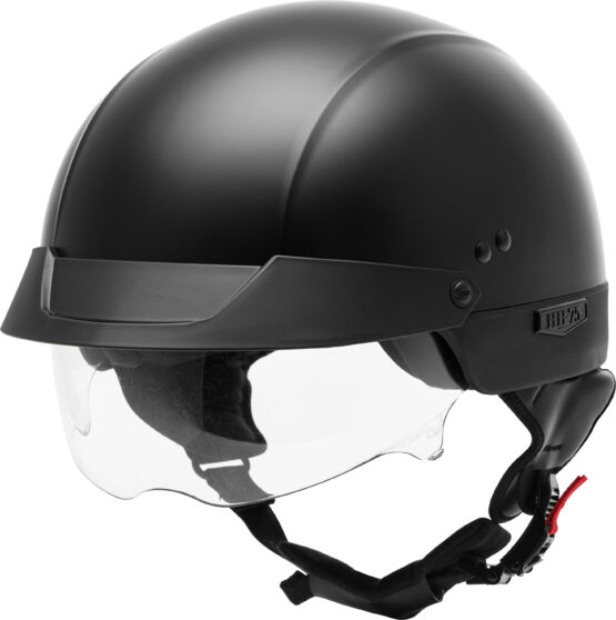 GMAX HH-75 Half Helmet Matte Black XS - Image 3