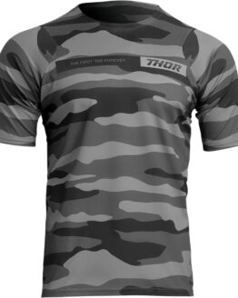 Thor Assist Short-Sleeve Jersey 2XL Camo Gray Men's