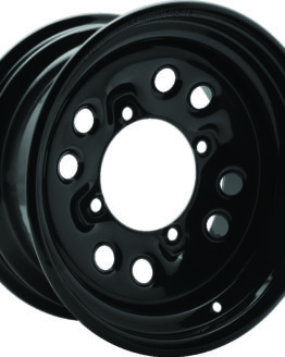 QuadBoss Steely Wheel 14x7 4+3 4/156 Black