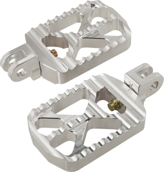 Joker Machine Bear Claw Silver Footpegs for Triumph