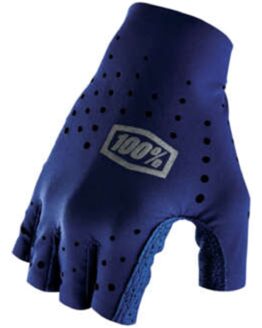 100% Women's Sling Bike Short Finger Gloves - Navy, Large