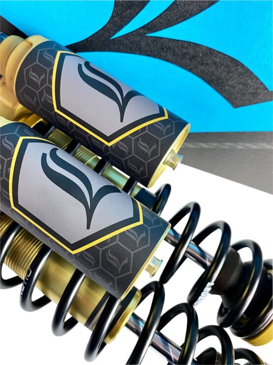 Legend REVO ARC Piggyback Shocks Standard Gold 13in For 99-17 Dyna - Image 2