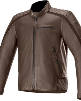 Hoxton V2 Leather Street Riding Jacket Brown US 3X-Large