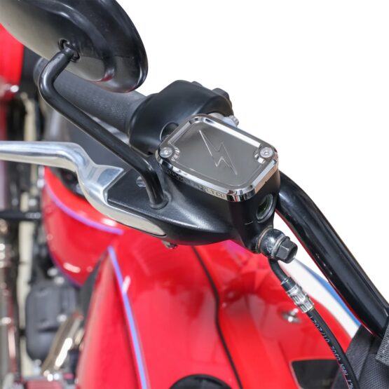 Thrashin Supply Front Brake Master Cylinder Cover Chrome For Harley Softail - Image 2
