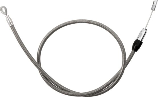 Drag Specialties Quick Connect Clutch Cable Upper 50in Stainless Harley 2022-2023