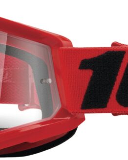 Strata 2 Red Junior Goggles - Clear Lens