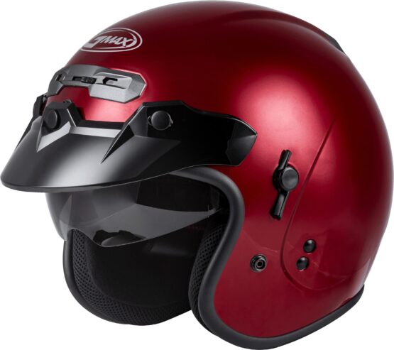 GMAX GM-32 Open-Face Helmet Candy Red 2X-Large - Image 4
