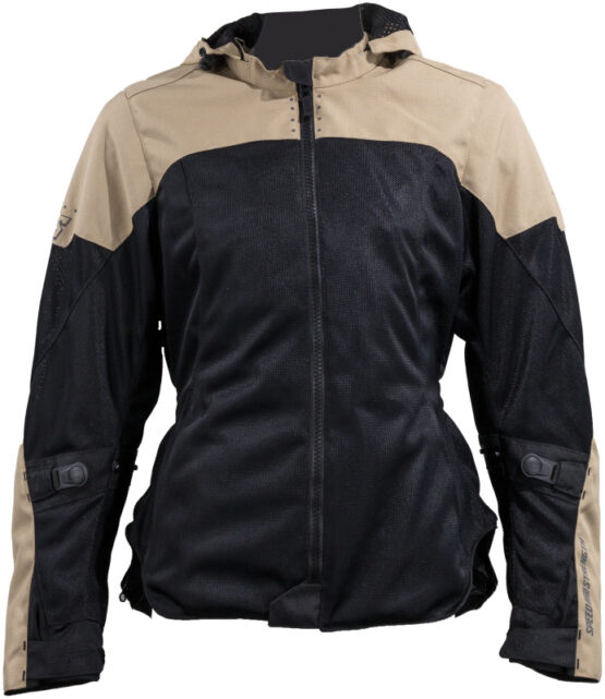 Speed and Strength Starstruck Mesh Jacket Tan/Black Womens XL