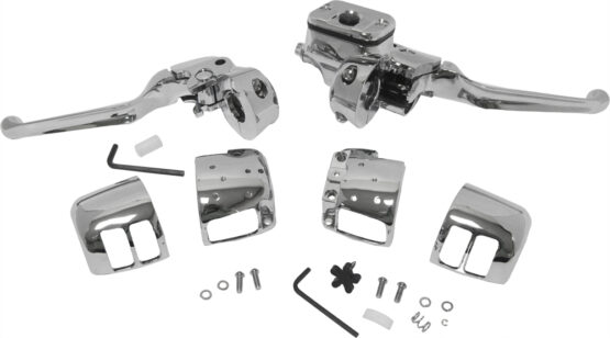 Harddrive Chrome Handlebar Controls 9/16" Without Switches
