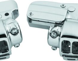 Original Chrome Handlebar Control Kit without Switches FLT 08-13