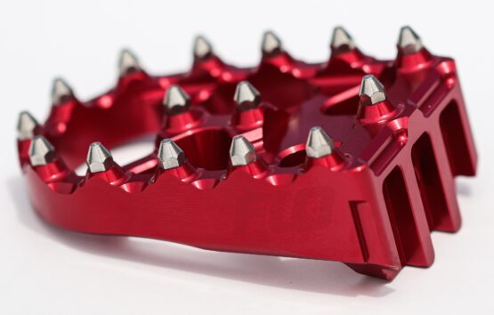 FLO Motorsports Touring Brake Pedal Tip Red For Harley Touring Models