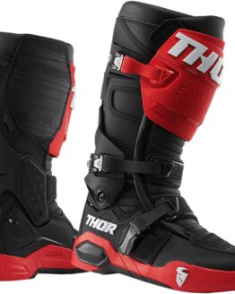 Radial Dirt Bike Boots - Black & Red Men's Size 12