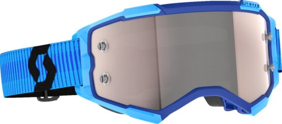 SCOTT Fury Goggle Blue/Black Silver Chrome Lens Adult Unisex