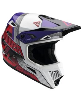 AR1 Vendetta Helmet Red/White/Purple - Medium