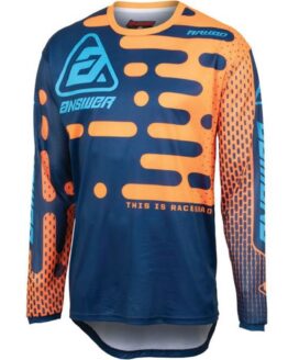 23.5 Arkon Boost Jersey Navy/Orange/Blue Youth - Small
