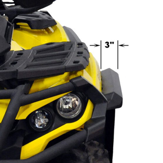 Direction 2 ATV Overfenders Polyethylene Black Set of 4 - Image 2