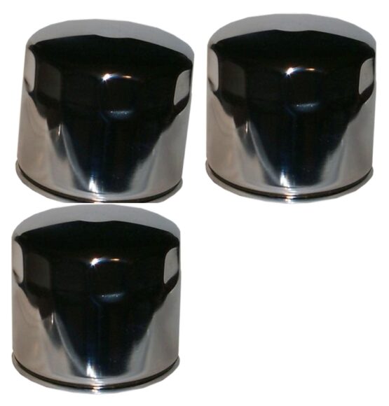 HF172C Oil Filter - Chrome - 3 Pack
