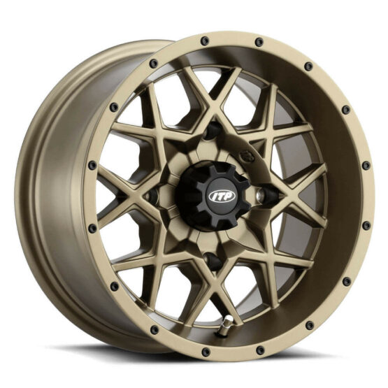 ITP Hurricane Alloy Aluminum Wheels 14X7 5+2 4/110 Bronze