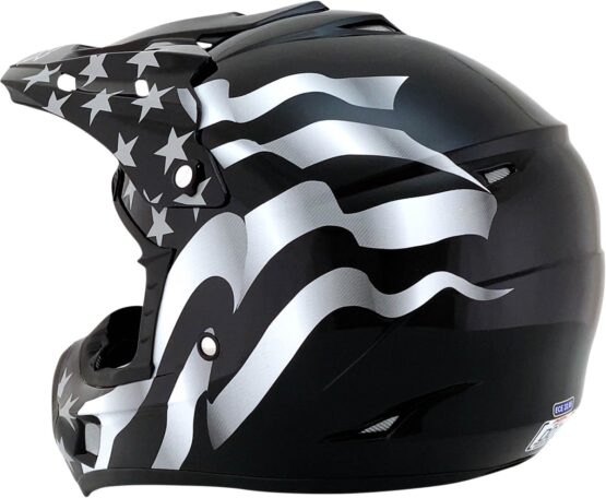 AFX FX-17 Flag Helmet 3XL Freedom Stealth Unisex - Image 3