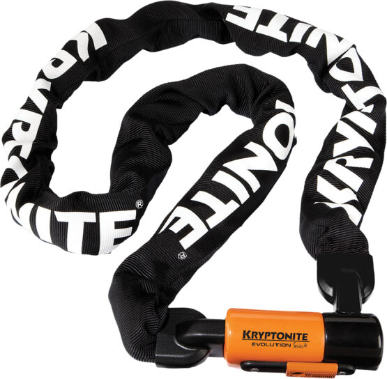 Kryptonite Evo 4 Chain Lock 5ft Black/Orange