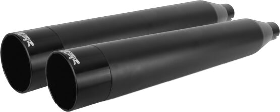 Comp-S Slip On Exhaust Mufflers - All Black
