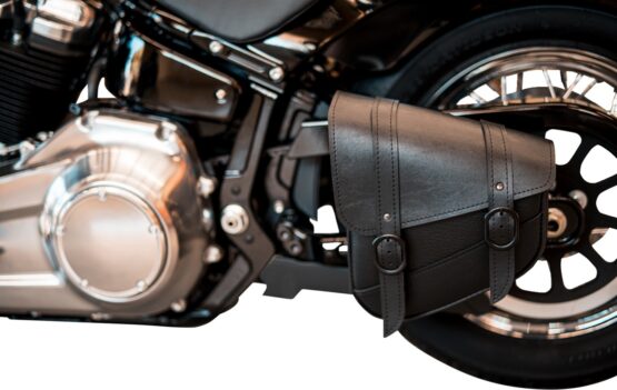 Willie & Max Blackjack Swingarm Bag Black For Select Cruiser Models - Image 2
