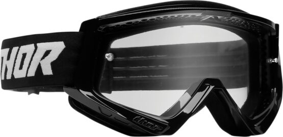 Thor Combat Racer Goggle Black Clear Lens Adult Unisex