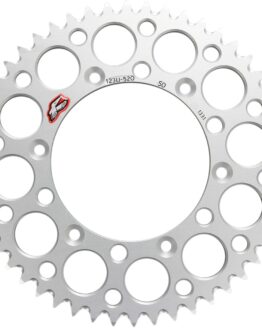 Rear Sprocket Grooved - Silver 520-50 Teeth