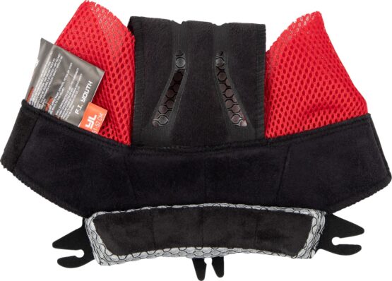 Z1R Youth F.I. Helmet Liner Large Black Red - Image 2