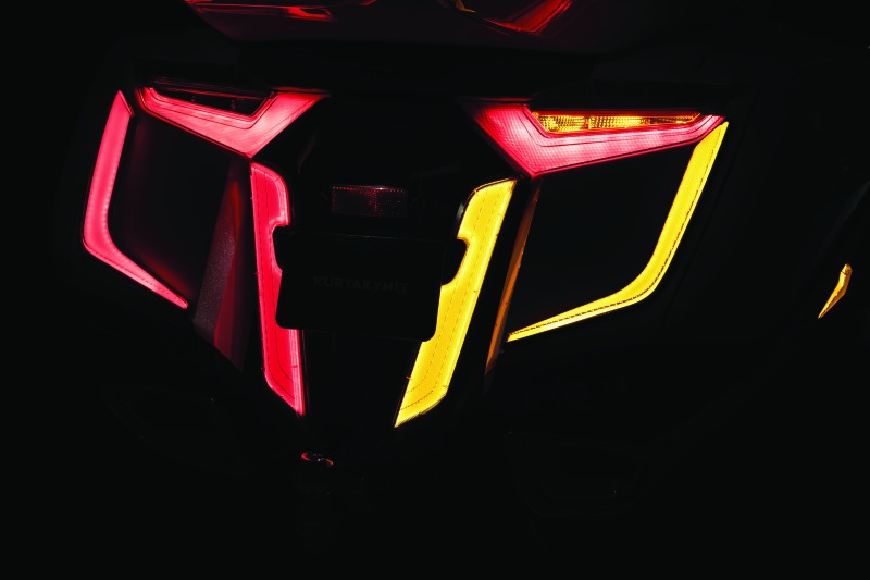 Kuryakyn Omni LED Rear Fender Cover Satin Black Fits 18-20 GL1800 - Image 3