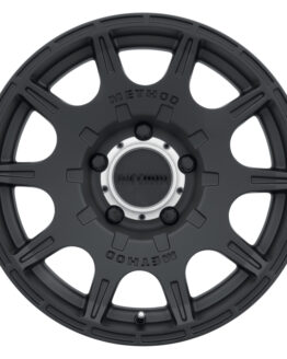 MR308 Roost 18x9 +18mm Offset 5x150 110.5mm CB Matte Black Wheel